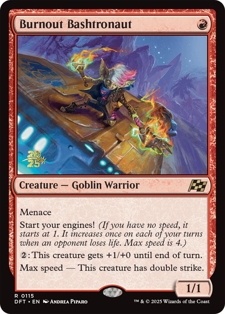 Burnout Bashtronaut [Aetherdrift Prerelease Promos] | Good Games Modbury