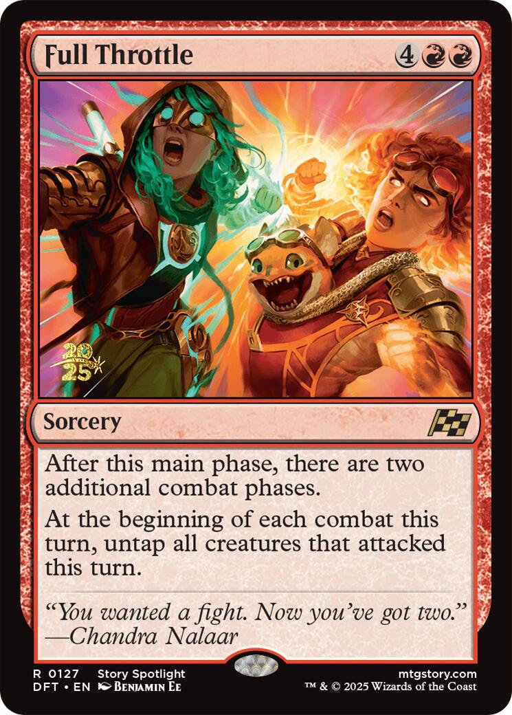 Full Throttle [Aetherdrift Prerelease Promos] | Good Games Modbury