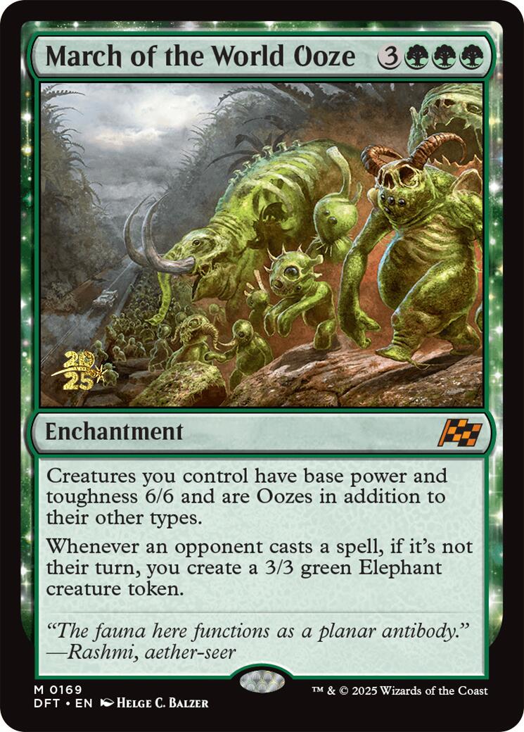 March of the World Ooze [Aetherdrift Prerelease Promos] | Good Games Modbury