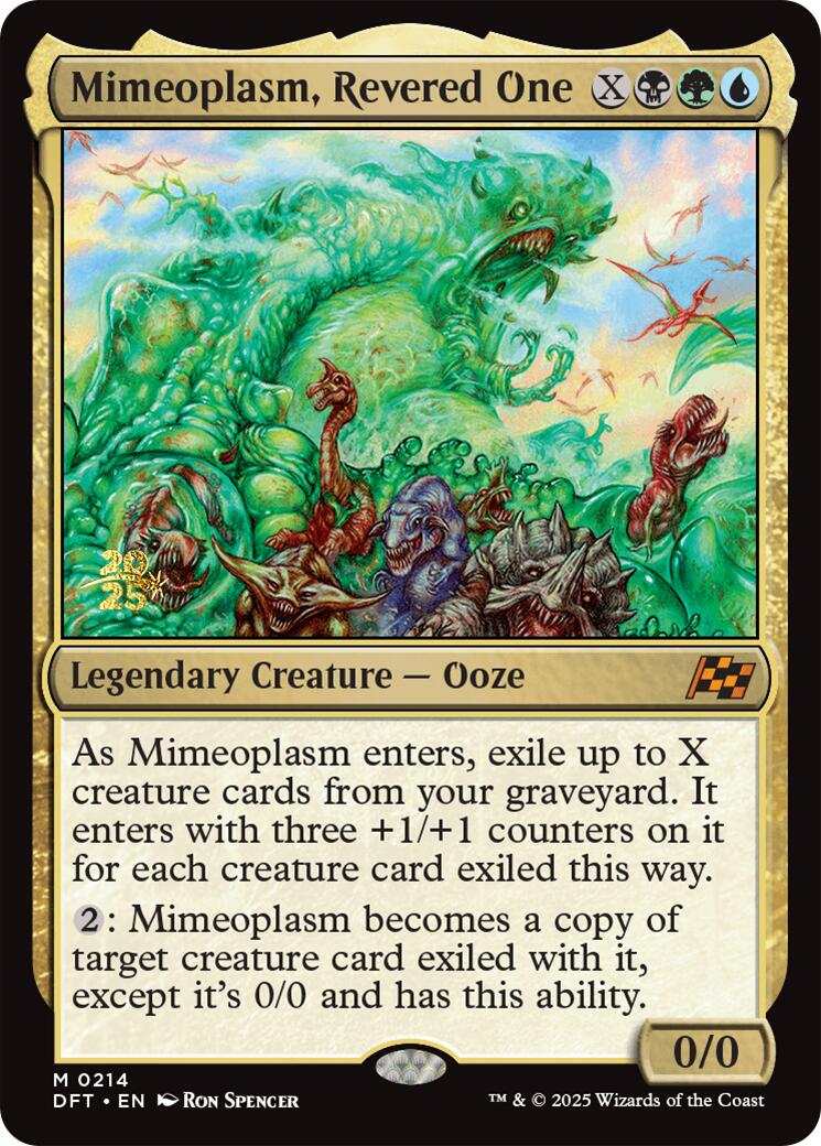 Mimeoplasm, Revered One [Aetherdrift Prerelease Promos] | Good Games Modbury