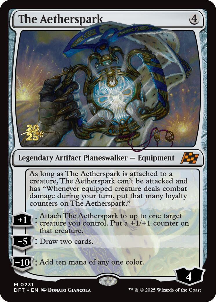 The Aetherspark [Aetherdrift Prerelease Promos] | Good Games Modbury
