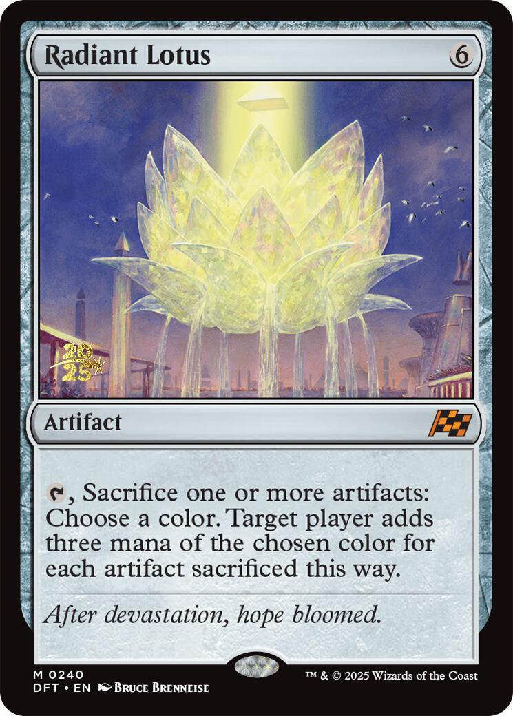 Radiant Lotus [Aetherdrift Prerelease Promos] | Good Games Modbury