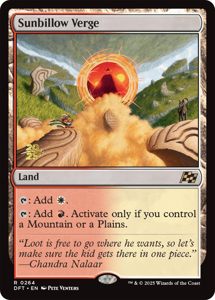 Sunbillow Verge [Aetherdrift Prerelease Promos] | Good Games Modbury