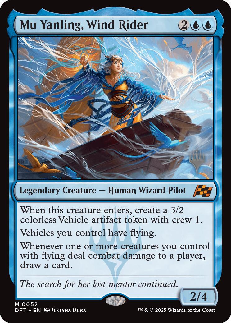 Mu Yanling, Wind Rider [Aetherdrift Promos] | Good Games Modbury