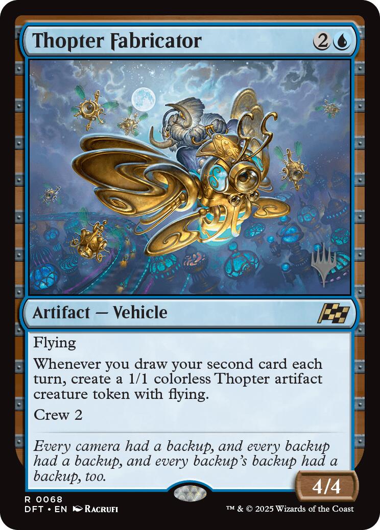 Thopter Fabricator [Aetherdrift Promos] | Good Games Modbury