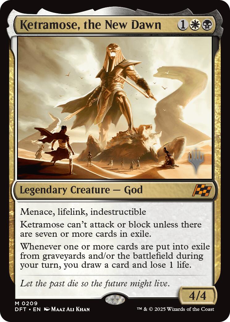 Ketramose, the New Dawn [Aetherdrift Promos] | Good Games Modbury
