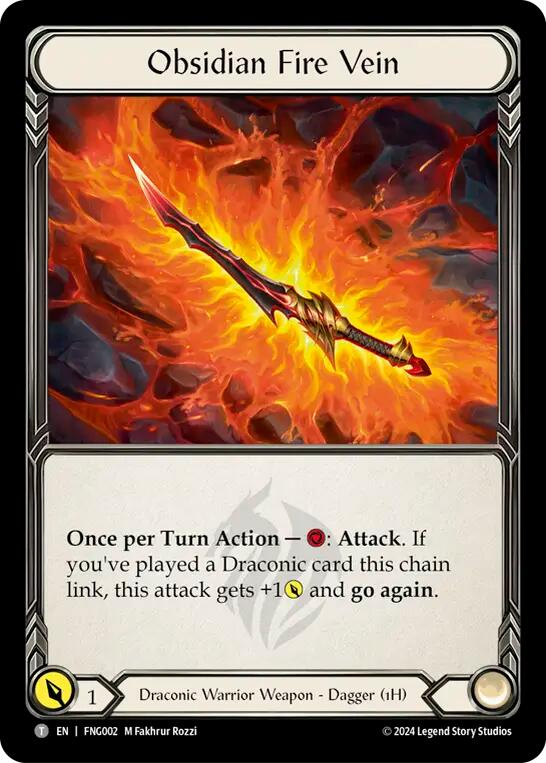 Obsidian Fire Vein [FNG002] (The Hunted Fang Blitz Deck) | Good Games Modbury