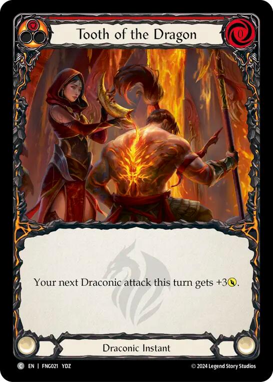 Tooth of the Dragon (Red) [FNG021] (The Hunted Fang Blitz Deck) | Good Games Modbury
