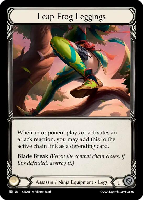 Leap Frog Leggings [CIN006] (The Hunted Cindra Blitz Deck) | Good Games Modbury