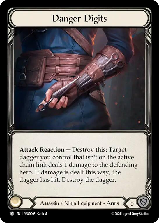 Danger Digits [WOD005] (The Hunted Arakni, Web of Deceit Blitz Deck) | Good Games Modbury
