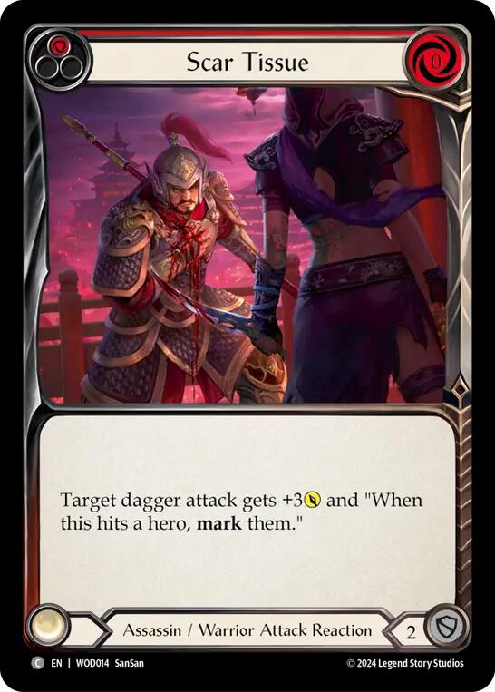 Scar Tissue (Red) [WOD014] (The Hunted Arakni, Web of Deceit Blitz Deck) | Good Games Modbury