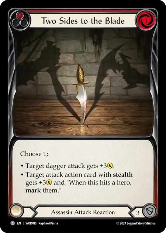 Two Sides to the Blade [WOD015] (The Hunted Arakni, Web of Deceit Blitz Deck) | Good Games Modbury
