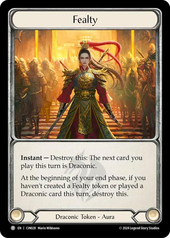 Fealty [CIN028 // CIN029] (The Hunted Cindra Blitz Deck) | Good Games Modbury