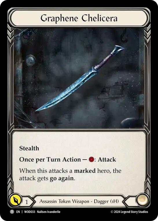 Graphene Chelicera [WOD033 // WOD034] (The Hunted Arakni, Web of Deceit Blitz Deck) | Good Games Modbury
