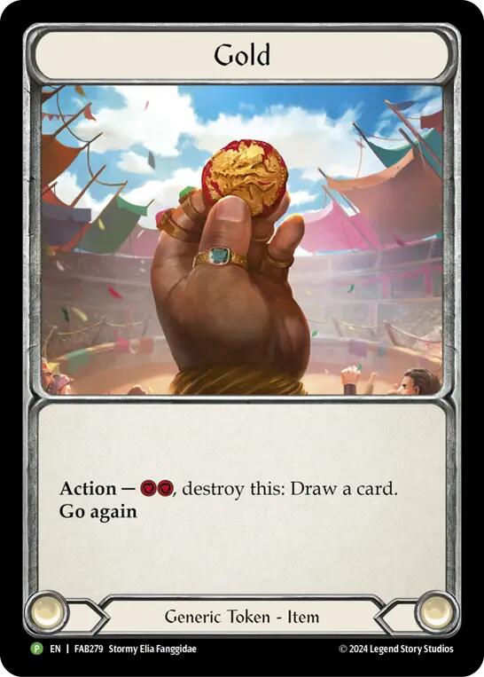 Gold [FAB279] (Promo)  Cold Foil | Good Games Modbury