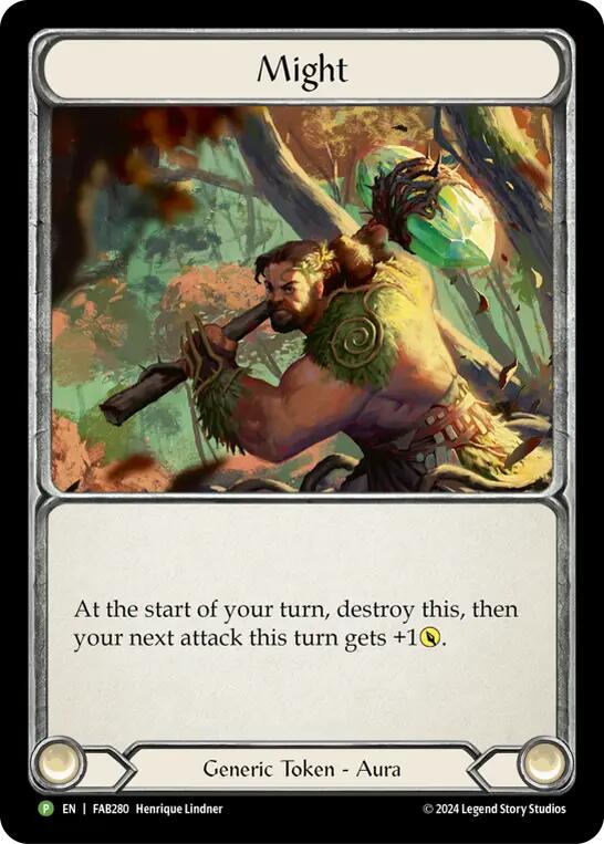 Might [FAB280] (Promo)  Cold Foil | Good Games Modbury