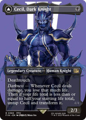 Cecil, Dark Knight // Cecil, Redeemed Paladin (Borderless) [FINAL FANTASY] | Good Games Modbury