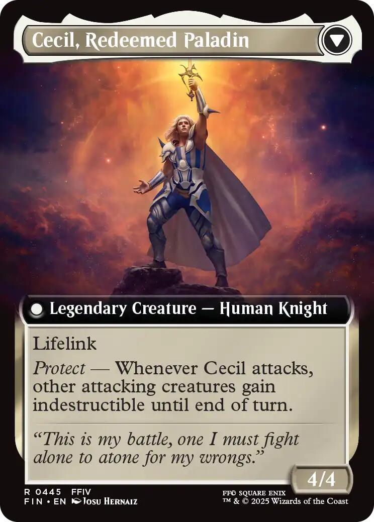 Cecil, Dark Knight // Cecil, Redeemed Paladin (Extended Art) [FINAL FANTASY] | Good Games Modbury