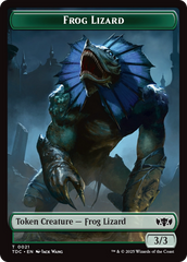 Frog Lizard // Dragon (0014) Double-Sided Token [Tarkir: Dragonstorm Commander Tokens] | Good Games Modbury