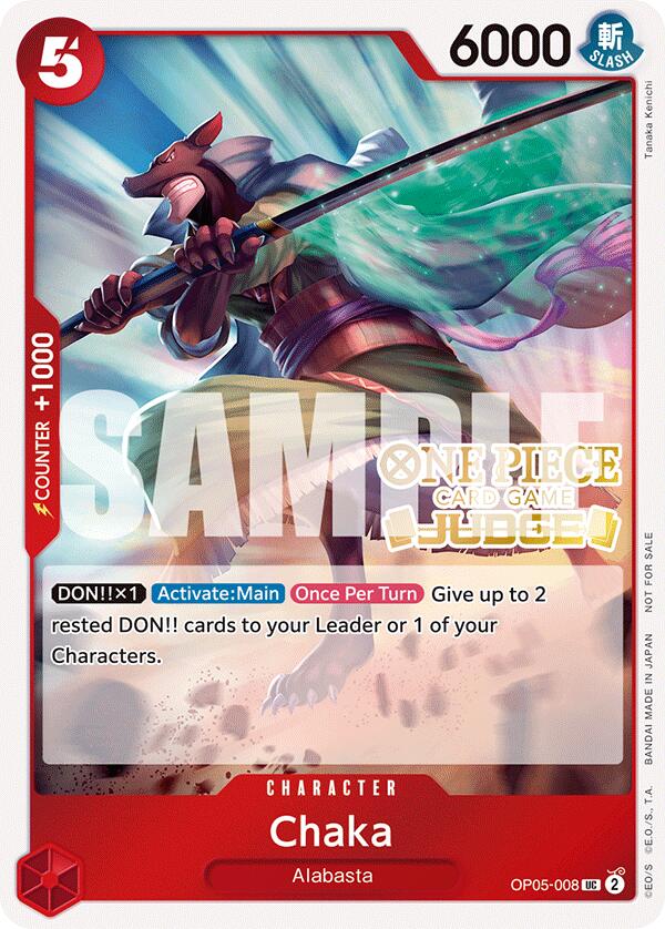 Chaka (Judge Pack Vol. 5) [One Piece Promotion Cards] | Good Games Modbury