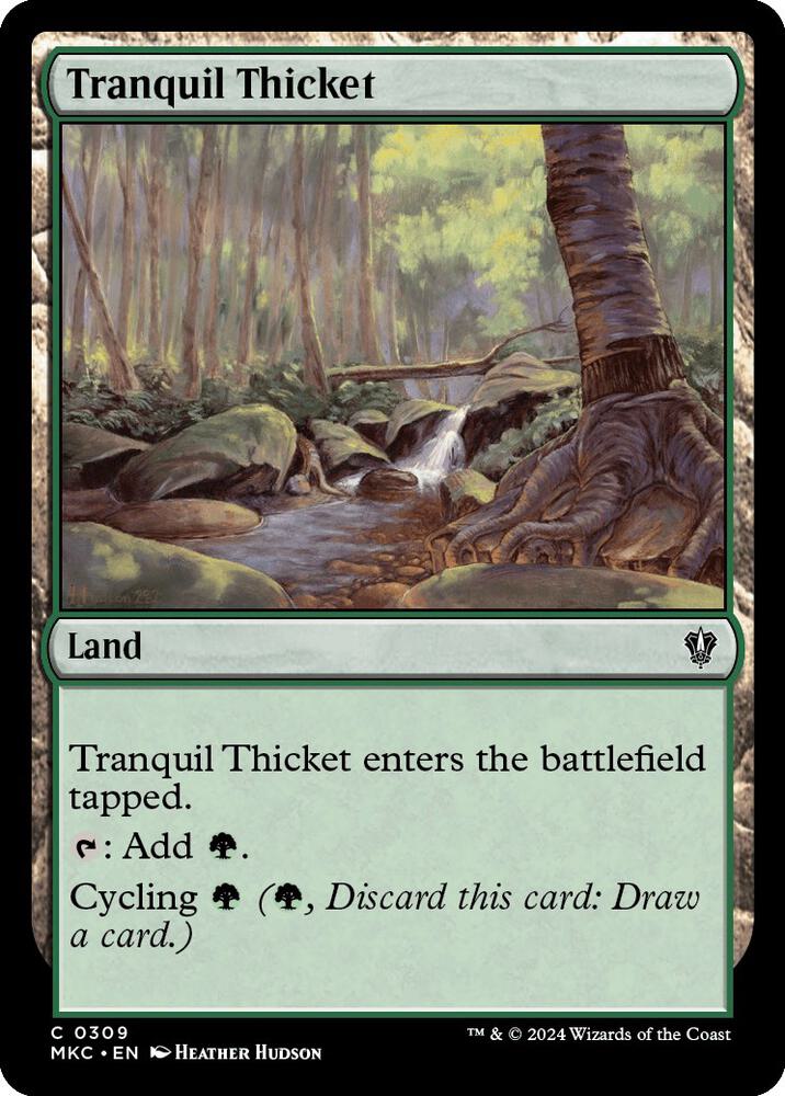 Tranquil Thicket 309/311 (Commander: Murders at Karlov Manor)  | Good Games Modbury