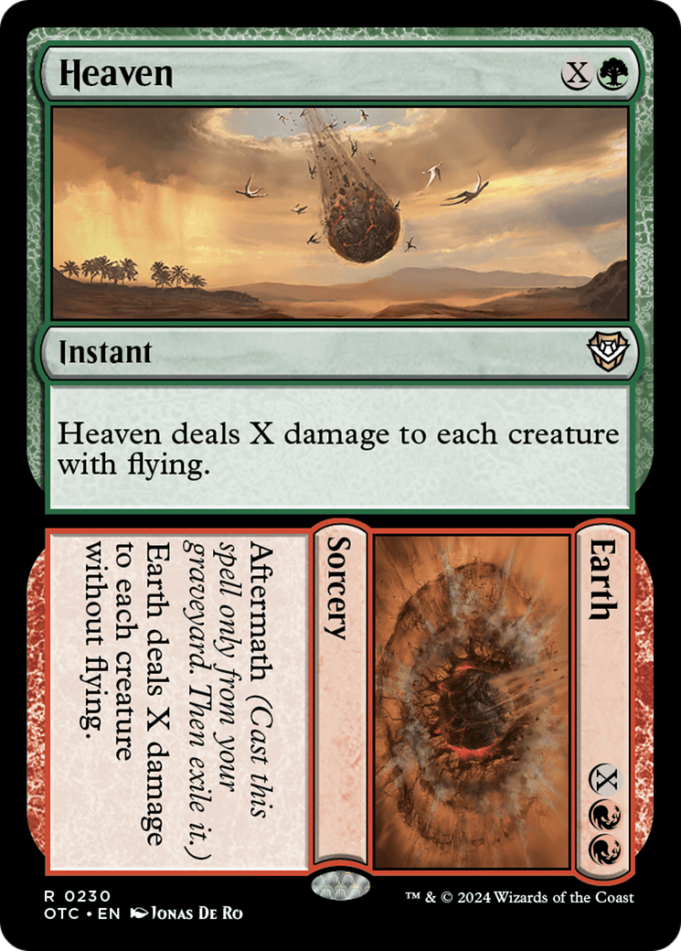 Heaven // Earth [Outlaws of Thunder Junction Commander] | Good Games Modbury