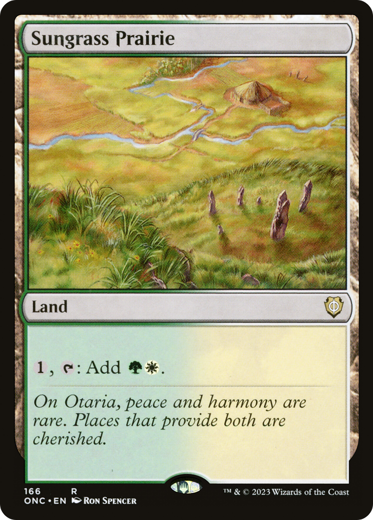 Sungrass Prairie [Phyrexia: All Will Be One Commander] | Good Games Modbury