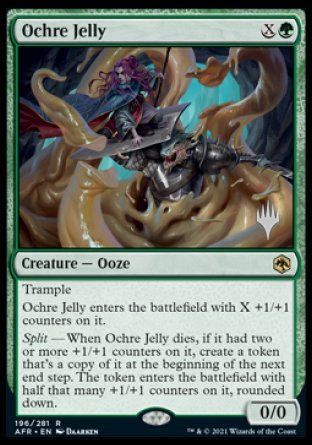 Ochre Jelly (Promo Pack) [Dungeons & Dragons: Adventures in the Forgotten Realms Promos] | Good Games Modbury