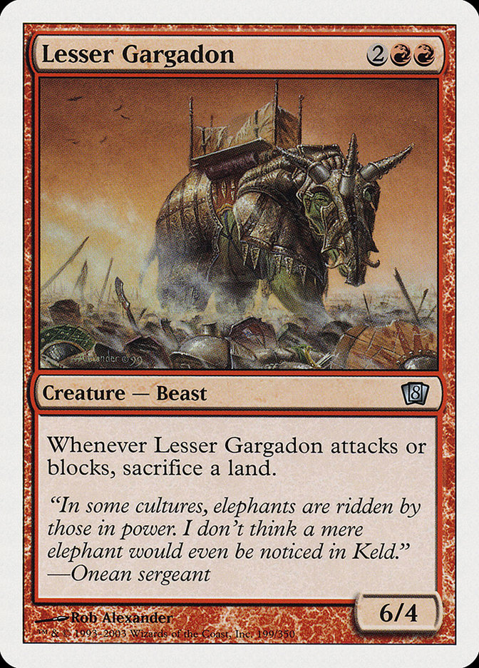 Lesser Gargadon [Eighth Edition] | Good Games Modbury