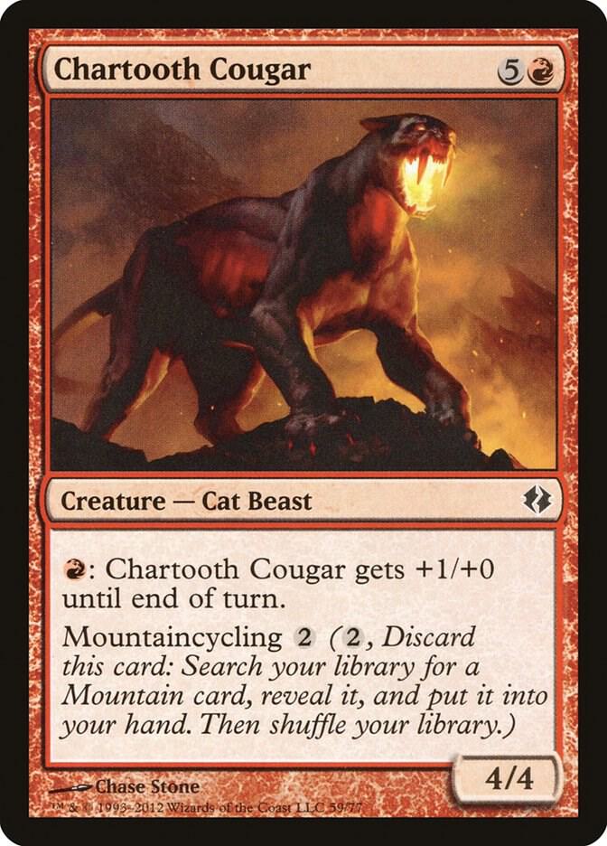 Chartooth Cougar 59/77 (Duel Decks: Venser vs. Koth)  | Good Games Modbury