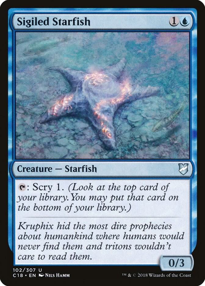 Sigiled Starfish 102/307 (Commander 2018)  | Good Games Modbury