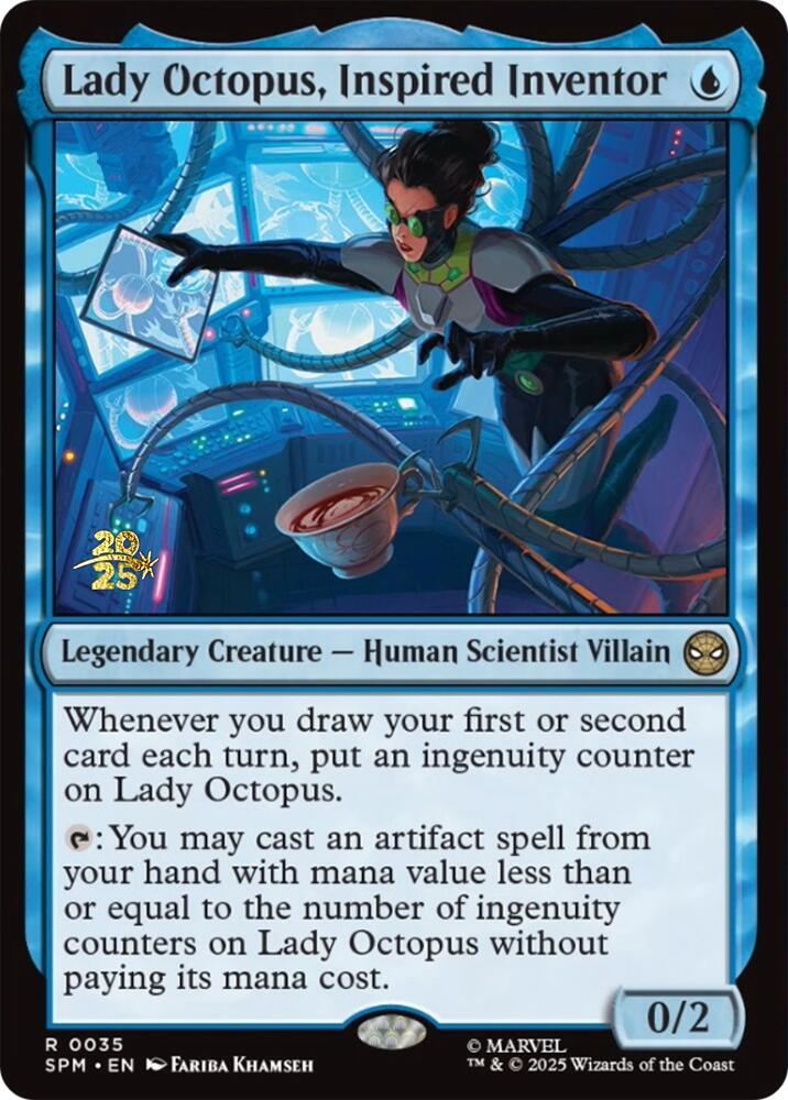 Lady Octopus Inspired Inventor 35s/73 (Prerelease Cards)  - Foil | Good Games Modbury