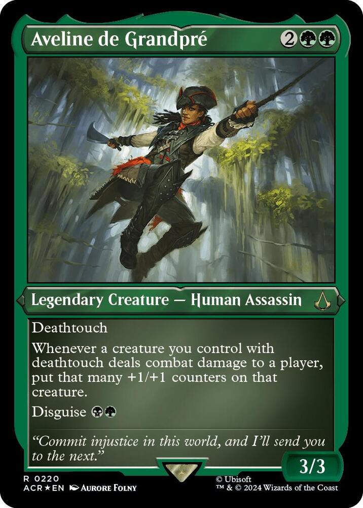 Aveline de Grandpré 220 (Universes Beyond: Assassin's Creed)  - Etched Foil | Good Games Modbury