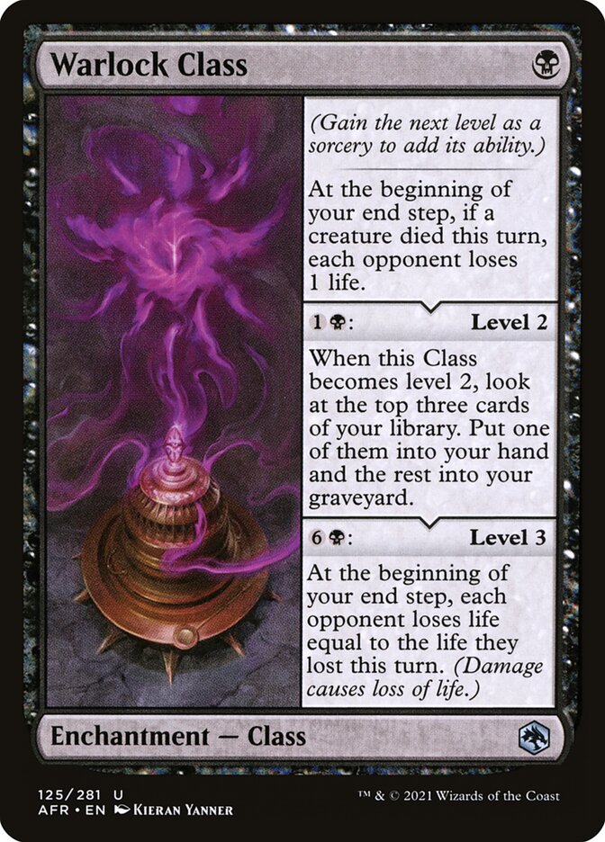 Warlock Class 125/281 (Adventures in the Forgotten Realms)  | Good Games Modbury