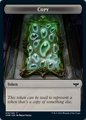 Spirit (002) // Copy Double-Sided Token [Innistrad: Crimson Vow Tokens] | Good Games Modbury