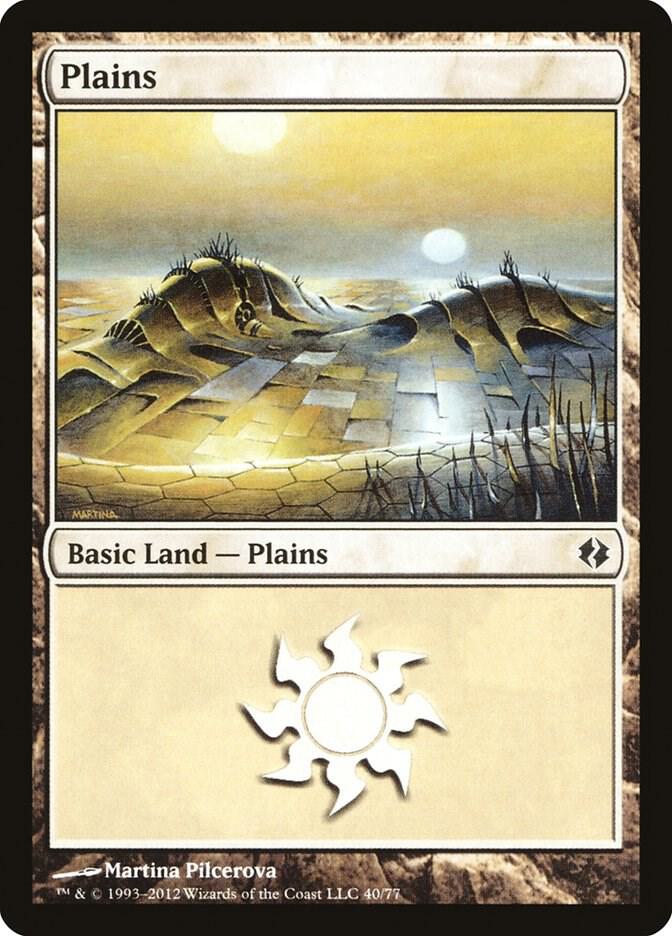 Plains 40 40/77 (Duel Decks: Venser vs. Koth)  | Good Games Modbury