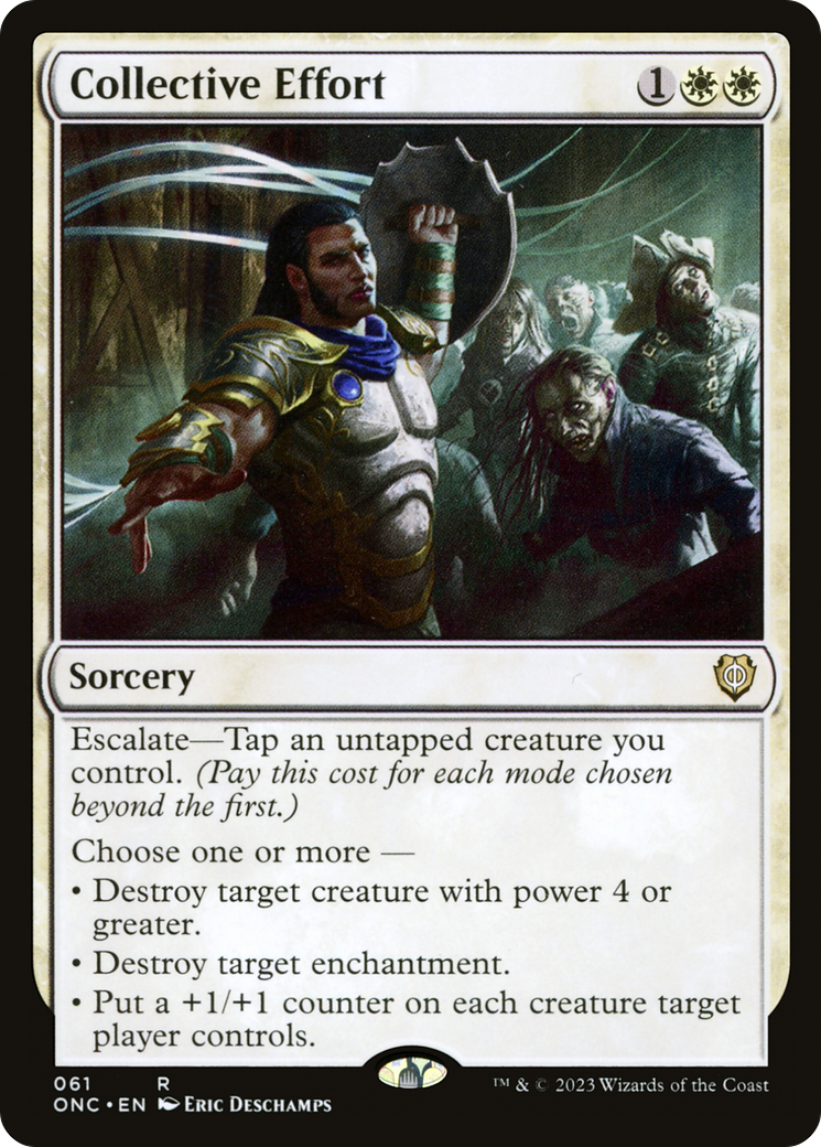 Collective Effort [Phyrexia: All Will Be One Commander] | Good Games Modbury