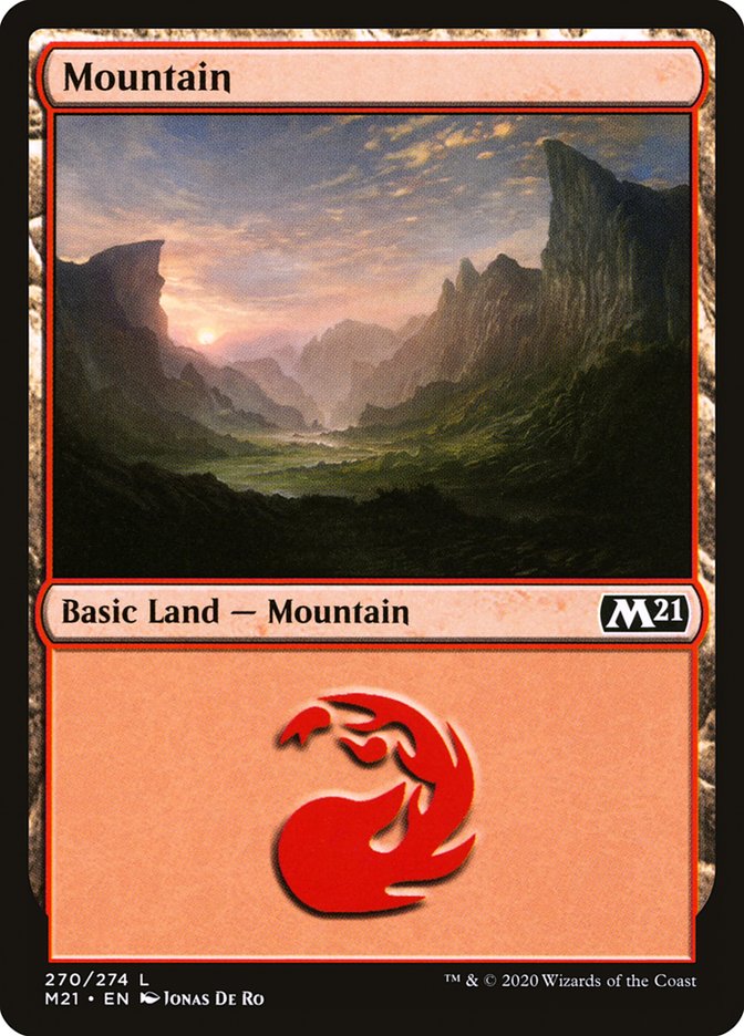 Mountain (270) [Core Set 2021] | Good Games Modbury