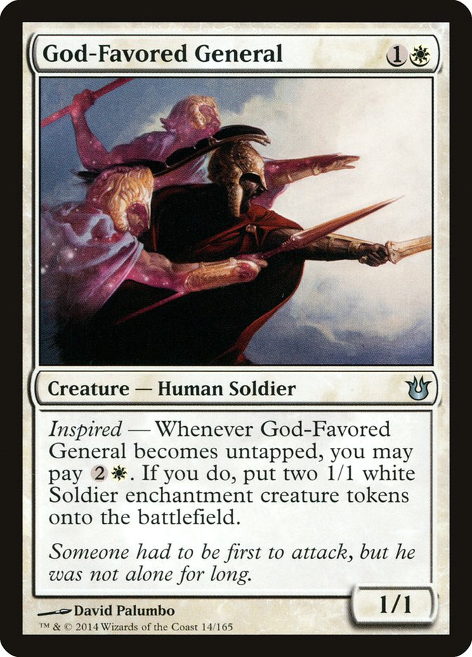 God-Favored General 14/165 (Born of the Gods)  - Foil | Good Games Modbury