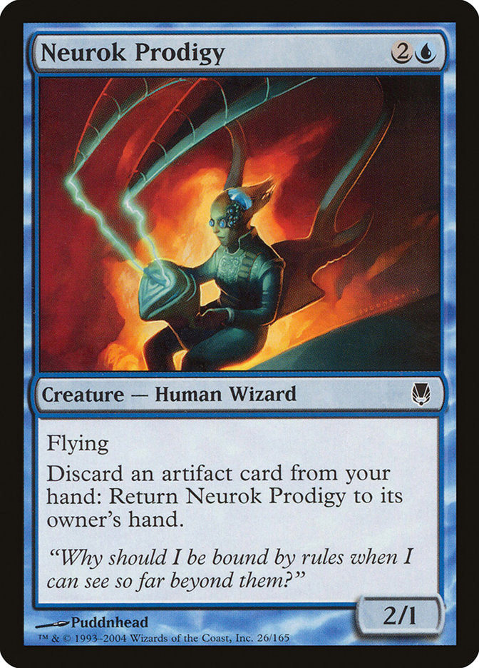Neurok Prodigy 26/165 (Darksteel)  - Foil | Good Games Modbury
