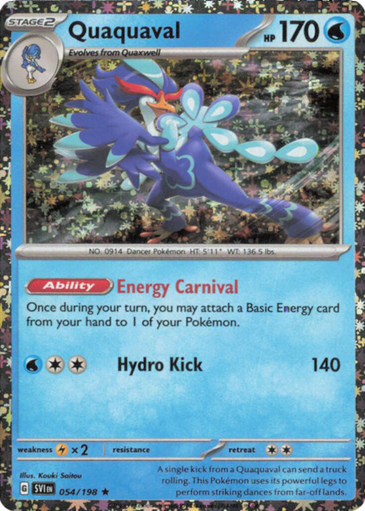 Quaquaval (054/198) (Sparkle Holo) [Miscellaneous Cards] | Good Games Modbury