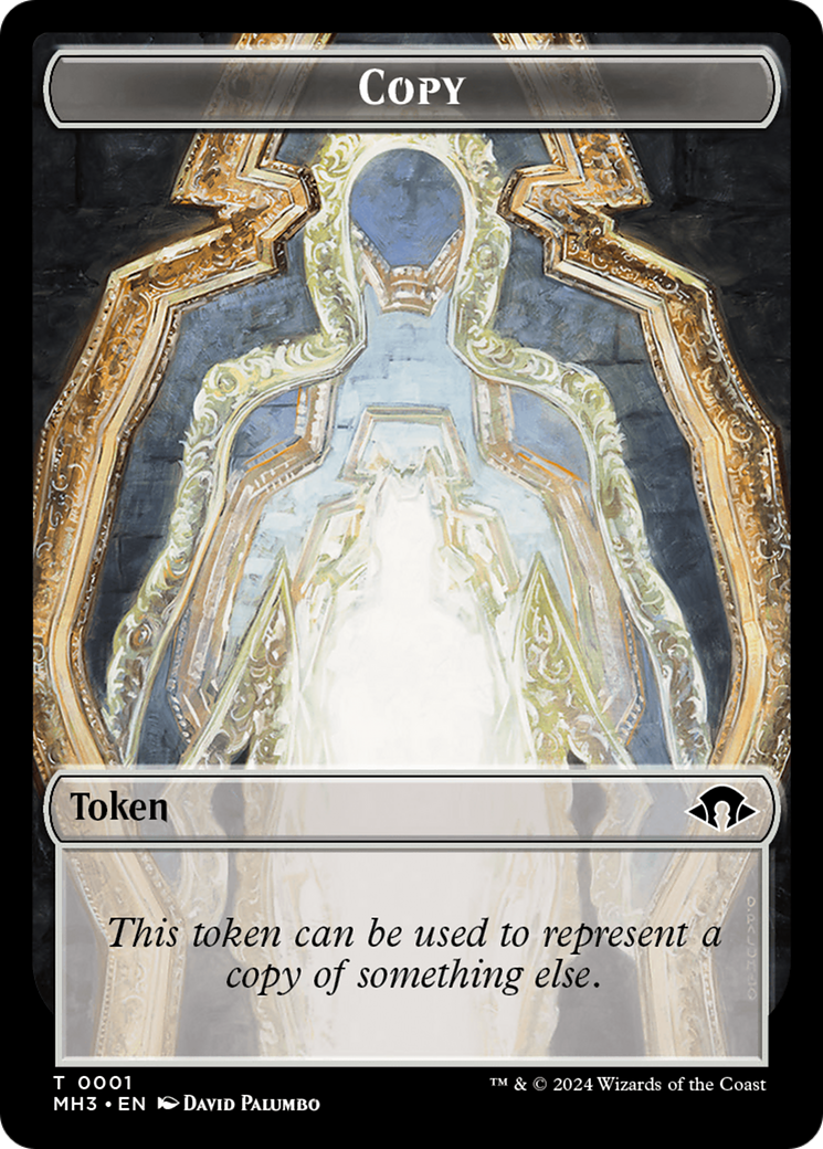 Copy (Ripple Foil) // Gremlin Double-Sided Token [Modern Horizons 3 Tokens] | Good Games Modbury