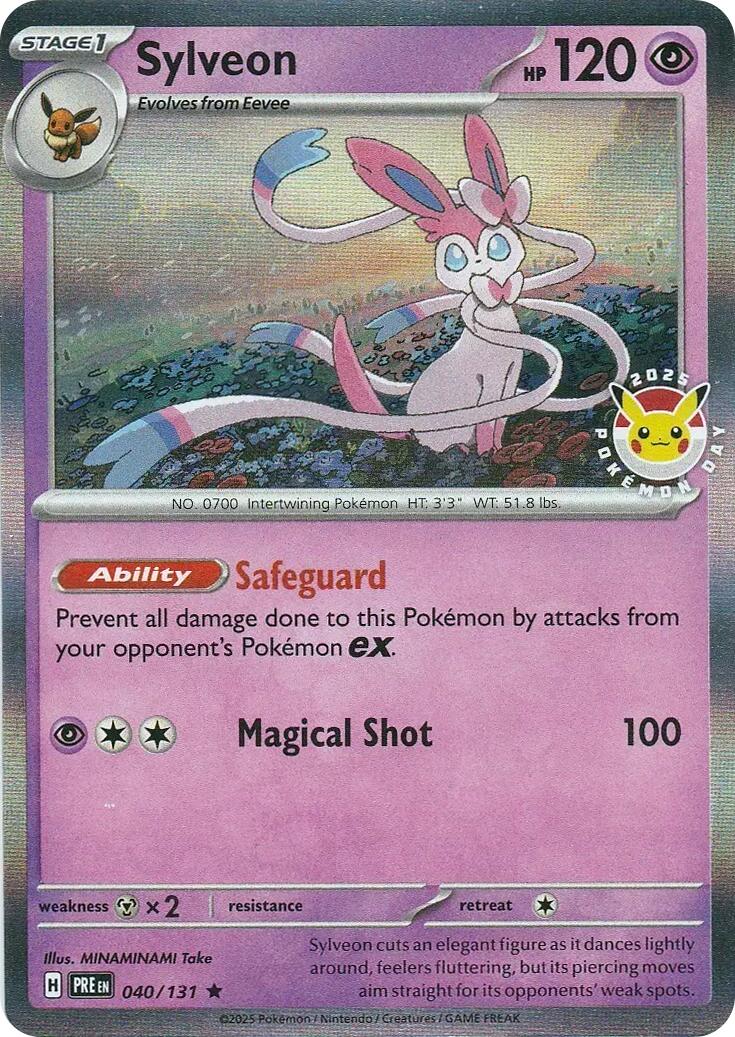 Sylveon (040/131) (Pokemon Day) [Scarlet & Violet: Prismatic Evolutions] | Good Games Modbury