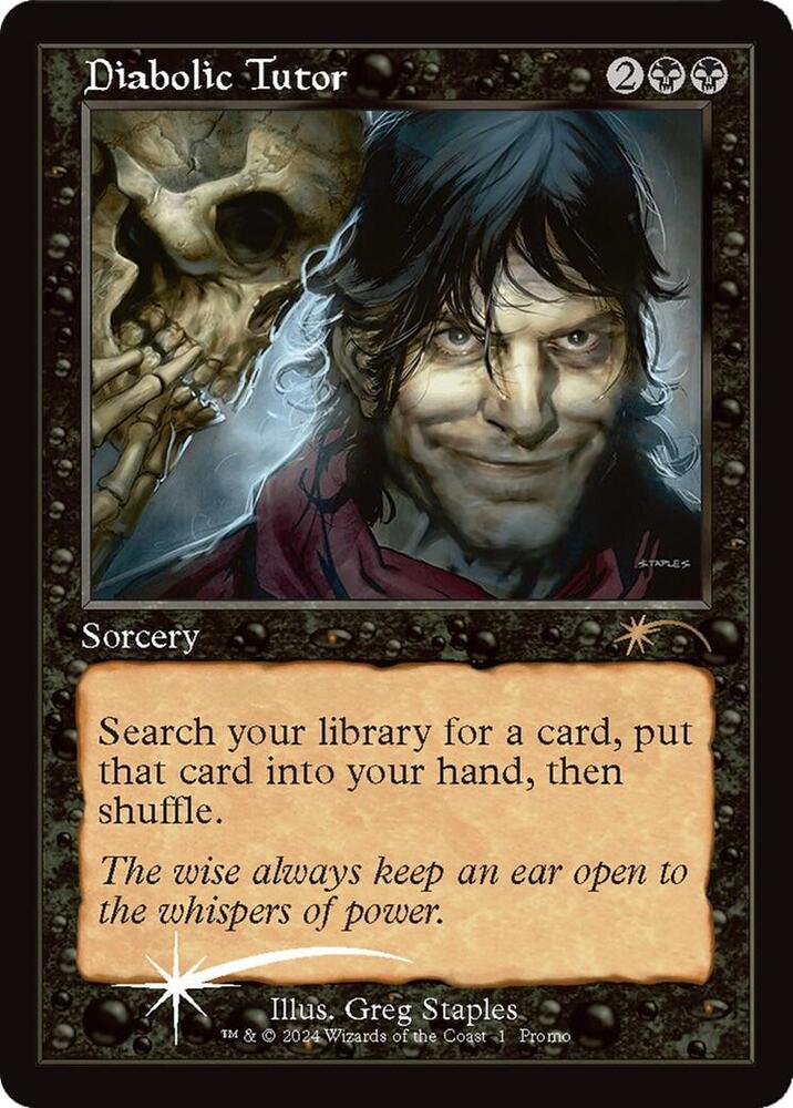 Diabolic Tutor 13/14 (WPN & Gateway Promos)  - Retro Foil | Good Games Modbury