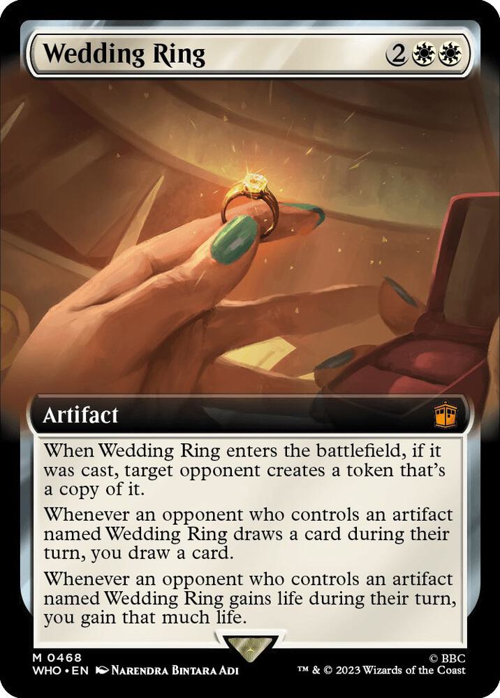 Wedding Ring 468/331 (Universes Beyond: Doctor Who)  - Extended Art | Good Games Modbury