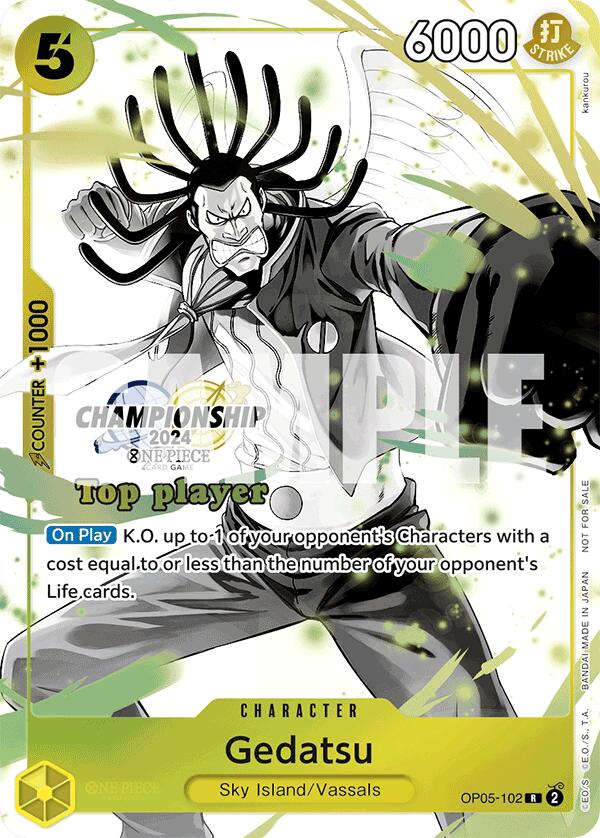 Gedatsu (Championship 2024 Top Player Pack Vol. 2) [One Piece Promotion Cards] | Good Games Modbury