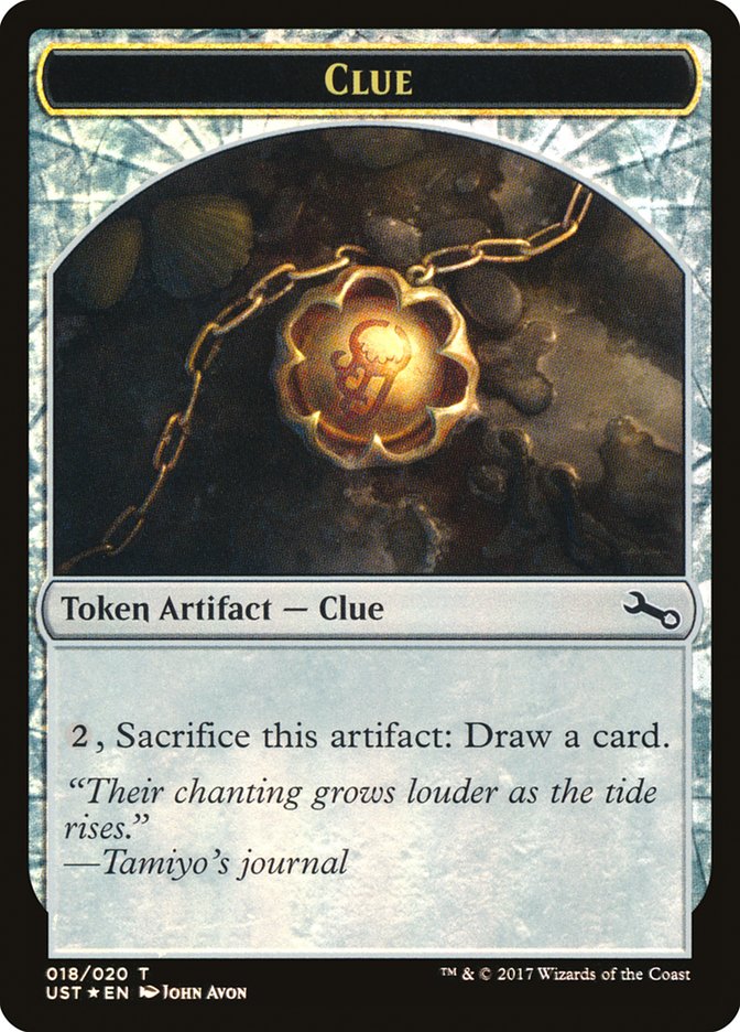 Clue Token 18 (Unstable)  - Foil | Good Games Modbury