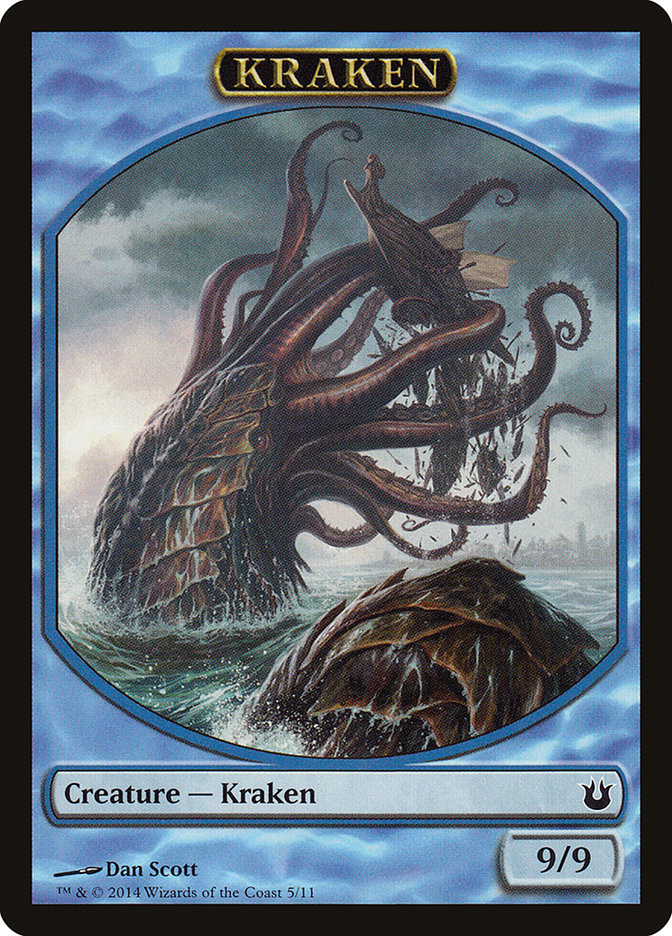 Kraken Token [Born of the Gods Tokens] | Good Games Modbury