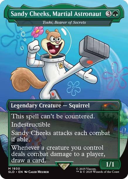 Sandy Cheeks, Martial Astronaut - Toski, Bearer of Secrets [Secret Lair Drop Series] | Good Games Modbury