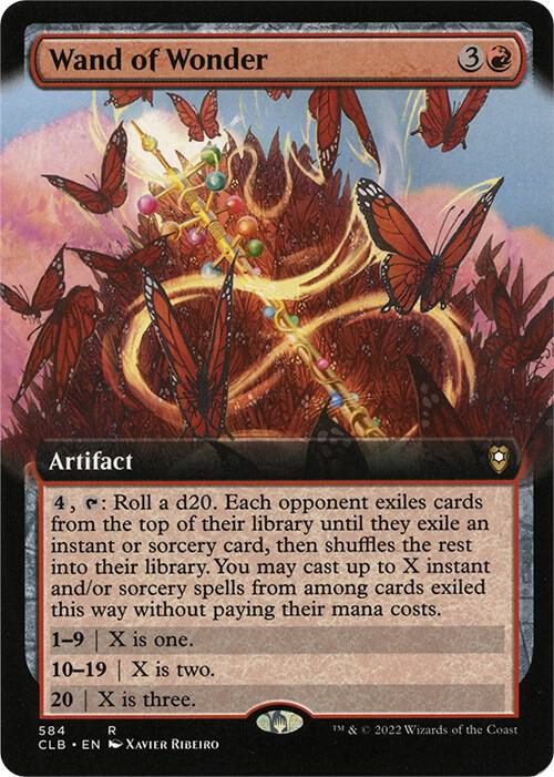 Wand of Wonder Extended Art 584 (Commander Legends: Battle for Baldur's Gate)  | Good Games Modbury